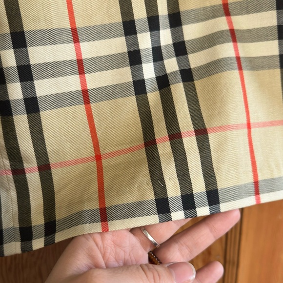 VTG vintage 90’s burberry nova check plaid mini skirt - Picture 5 of 8